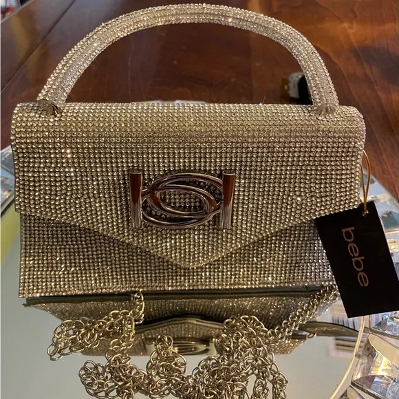 Bebe Hollywood Diamond Mini Satchel - Picture 8 of 8
